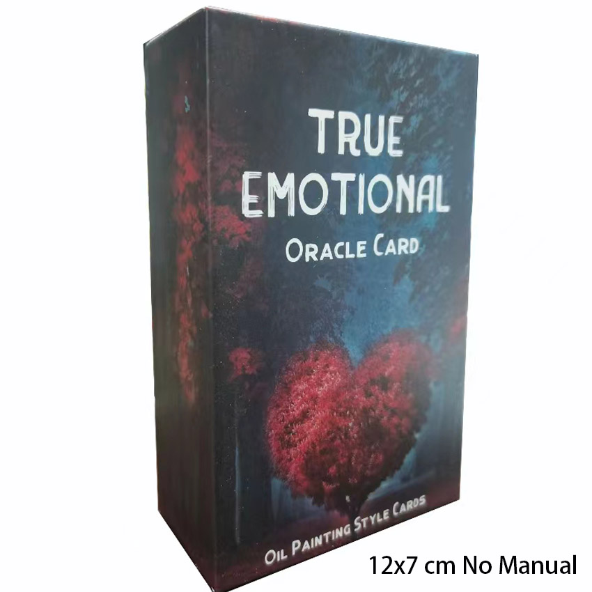 Tarot Deck With Guidebook - Jeux de cartes Oracle véritables émotionnels