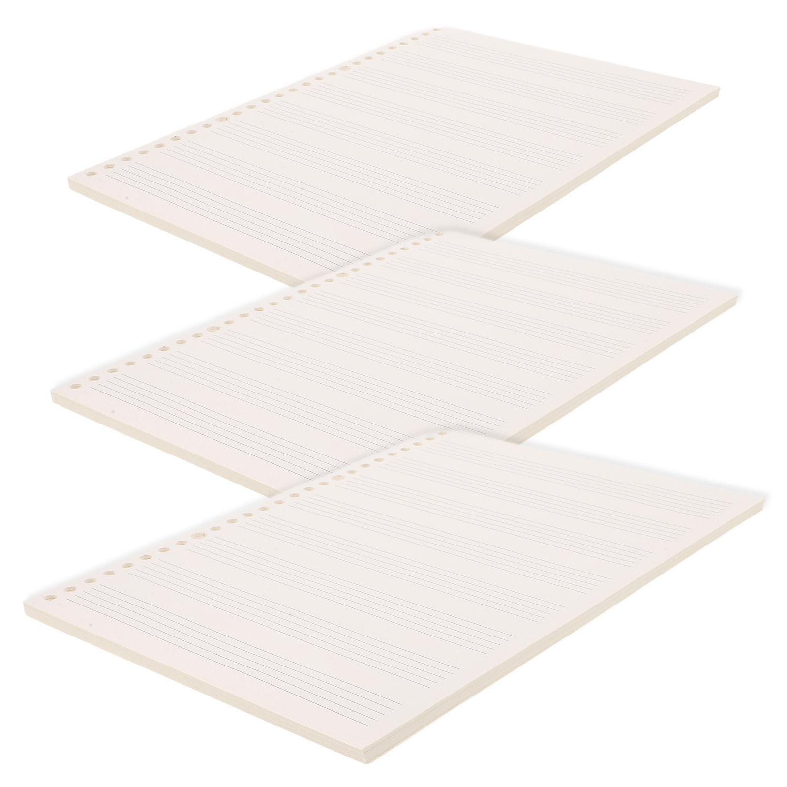 3 pièces, carnet de partitions - Blank Sheet Music Notebook avis et prix