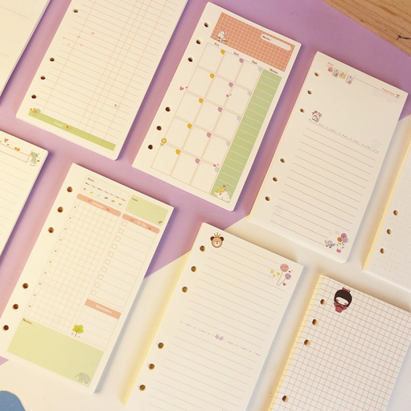 Kawayi A5 A6 recharge de cahie - A5 Spiral Dotted Grid Notebook avis et prix
