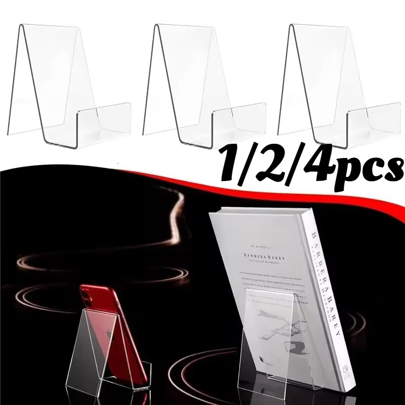 Lot de 1/2/4 présentoirs trans - Clear Acrylic Book Stand Holder avis et prix