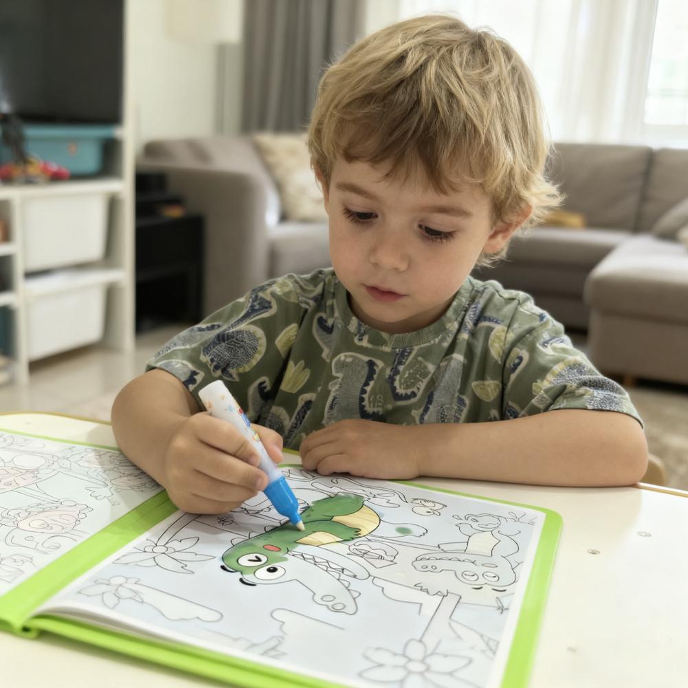 Livre de dessin à l'eau magiqu - Reusable Water Magic Coloring Book avis et prix