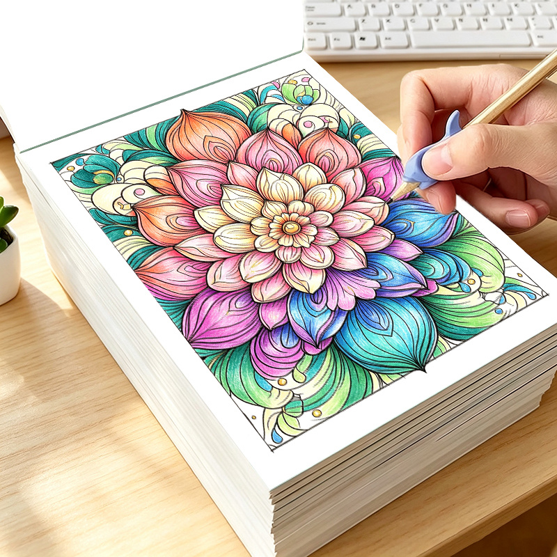 Livre de coloriage pour adulte - Adult Coloring Book Stress Relief avis et prix