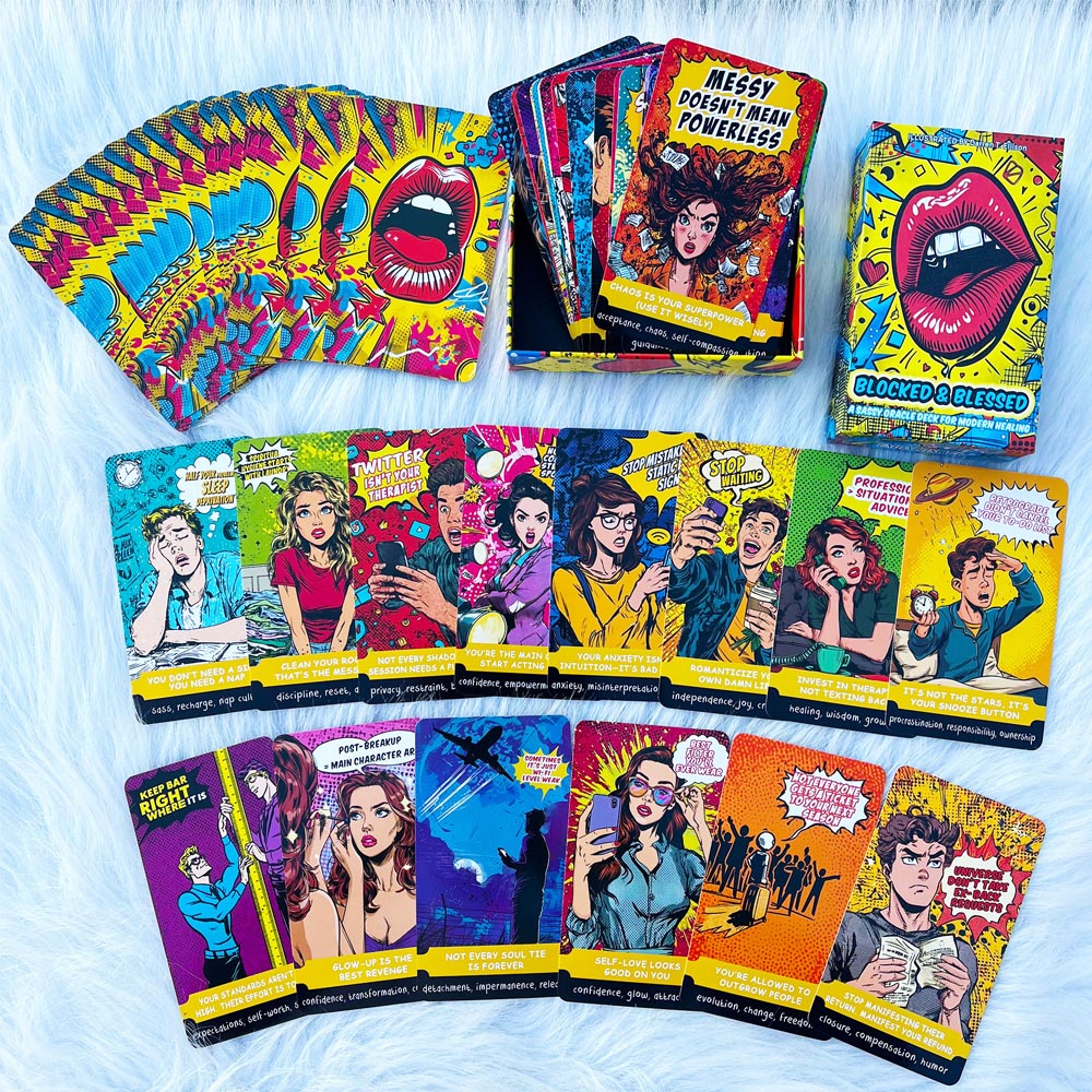 Jeu de 54 cartes, taille 13x8c - Tarot Deck With Guidebook avis et prix