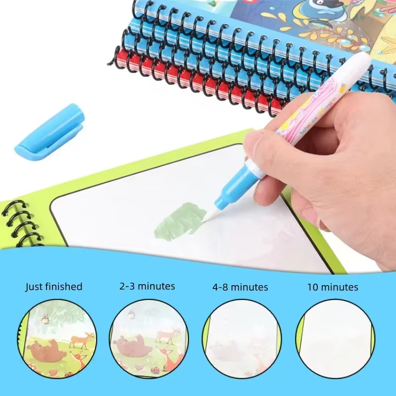 Livre magique de peinture à l' - Reusable Water Magic Coloring Book avis et prix